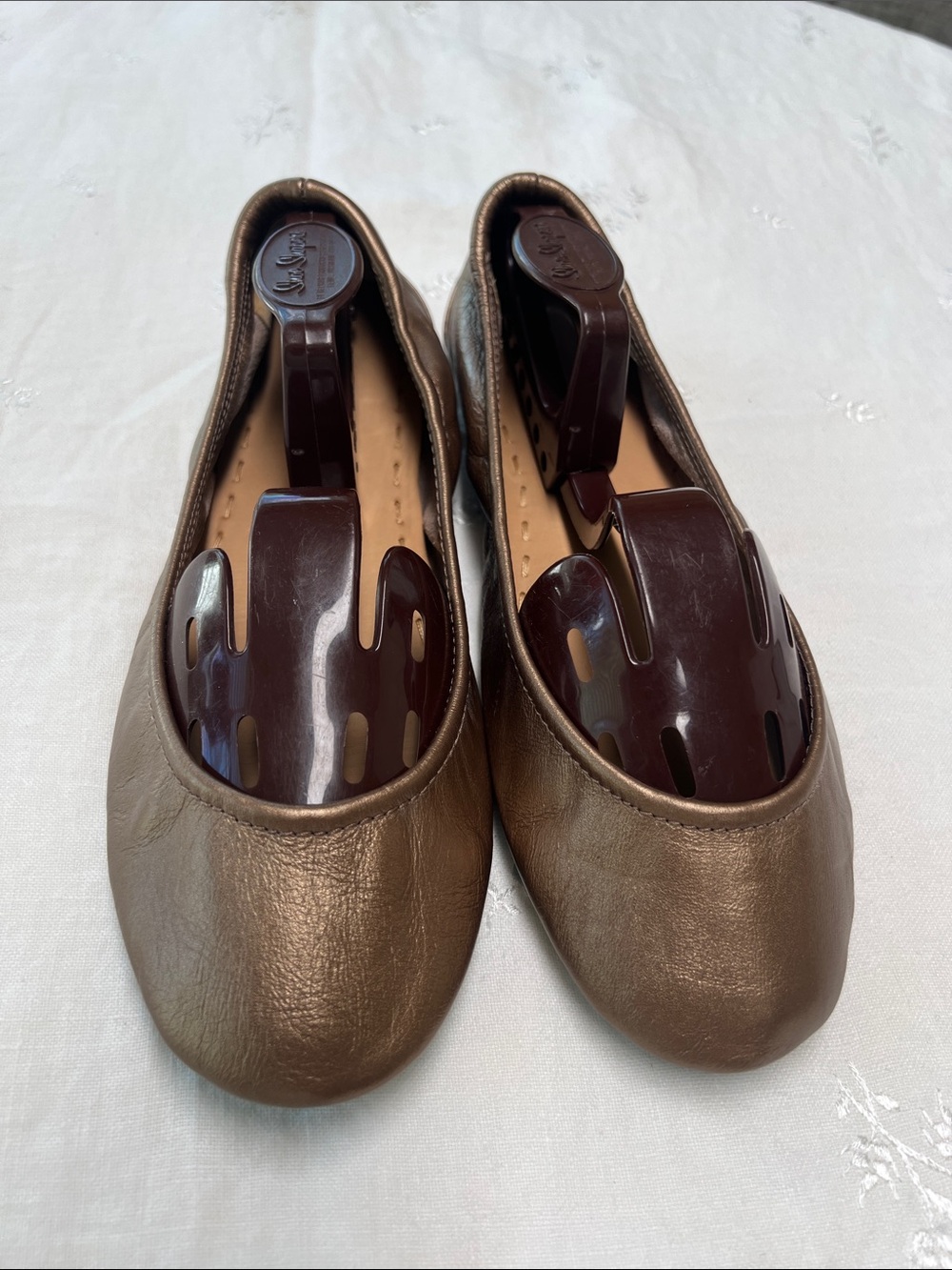 Tieks Women's Metallic Bronze Ballet Flats size 9
